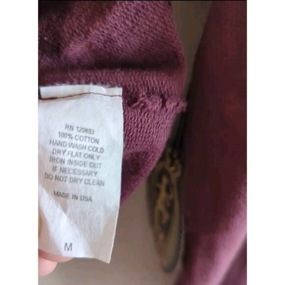 Key Closet Jacket Womens Med Hearts Studded Y2K Hoodie Tattoo Asian Tiger A115 - Picture 6 of 8